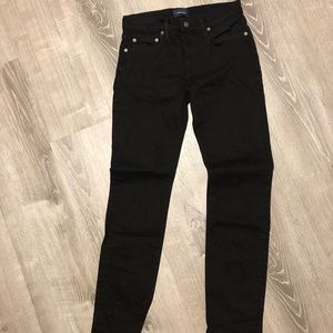 MENS jcrew black denim 29x32